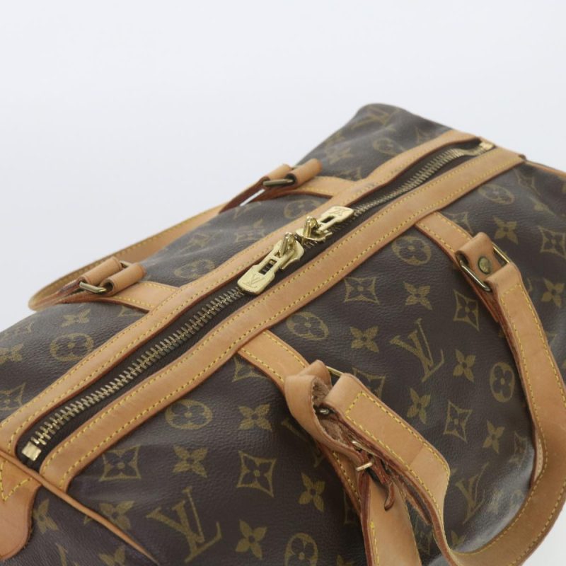 Louis Vuitton Monogram Sac Souple 35 Boston Bag M41626  bs9555 - Image 6
