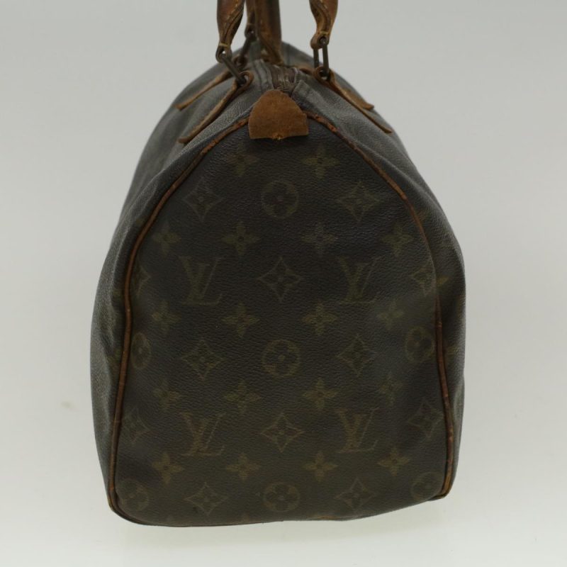 Louis Vuitton Monogram Speedy 35 Hand Bag M41524  bs9640 - Image 4