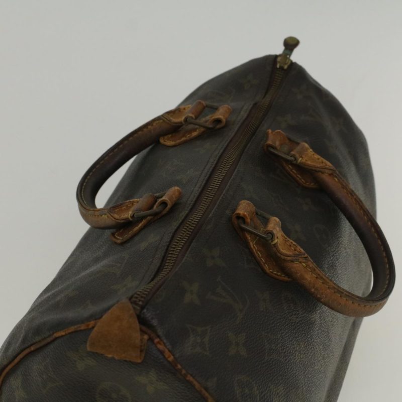 Louis Vuitton Monogram Speedy 35 Hand Bag M41524  bs9640 - Image 6