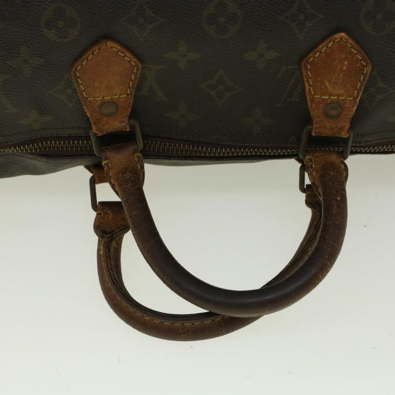 Louis Vuitton Monogram Speedy 35 Hand Bag M41524  bs9640 - Image 8