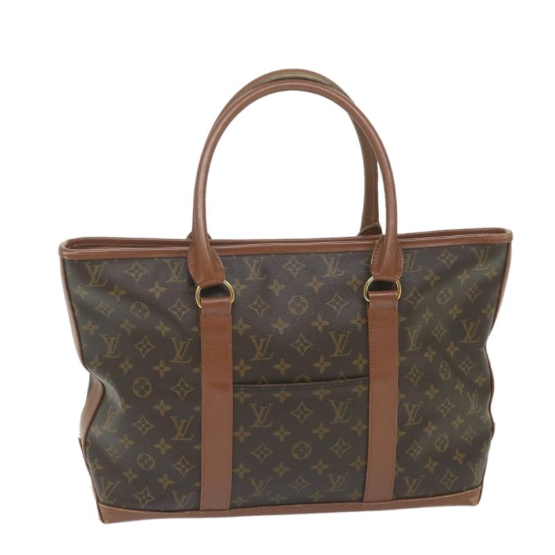 Louis Vuitton Monogram Sac Weekend PM Tote Bag M42425  bs9783