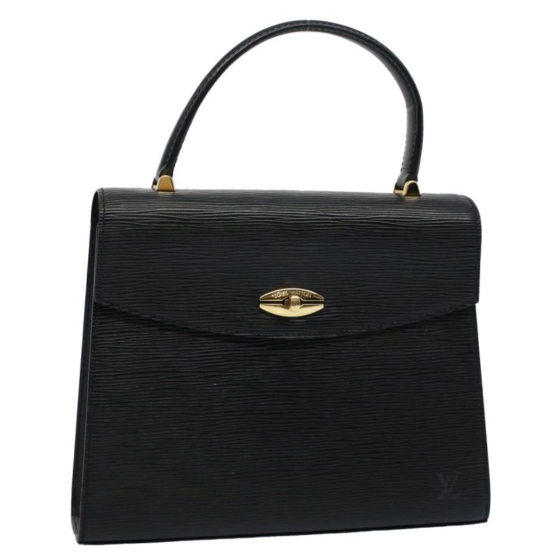 Louis Vuitton Epi Malesherbes Hand Bag Black M52372  ep2124