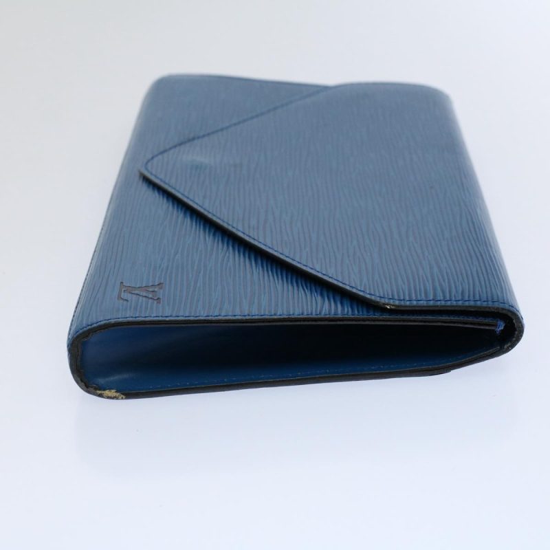 Louis Vuitton Epi Art Deco Clutch Bag Blue M52635  ep2364 - Image 4