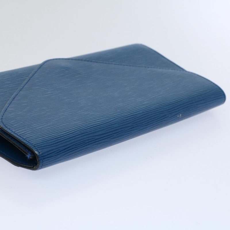 Louis Vuitton Epi Art Deco Clutch Bag Blue M52635  ep2364 - Image 5