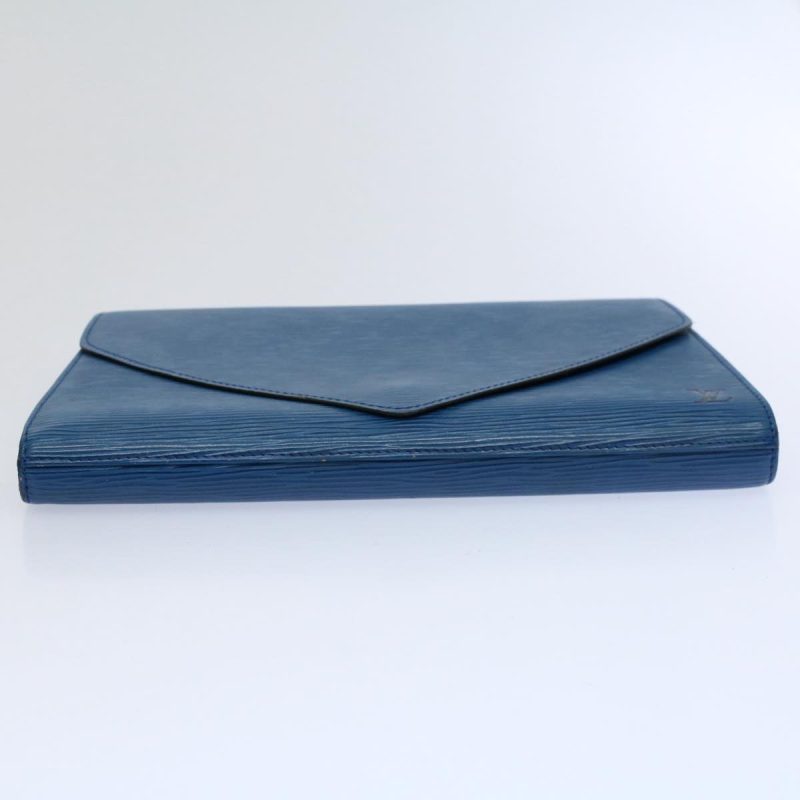 Louis Vuitton Epi Art Deco Clutch Bag Blue M52635  ep2364 - Image 6