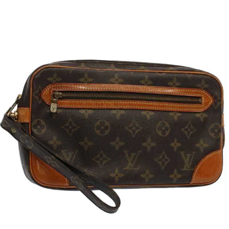 Louis Vuitton Monogram Marly Dragonne PM Clutch Bag M51827  ep2398