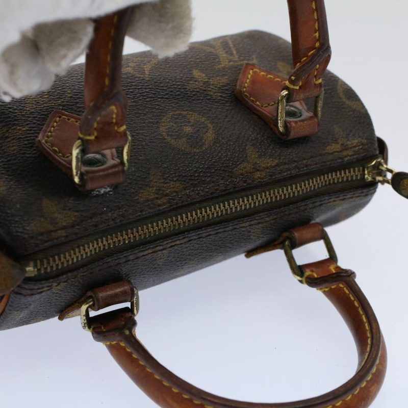 Louis Vuitton Monogram Mini Speedy Hand Bag M41534  ep2408 - Image 6