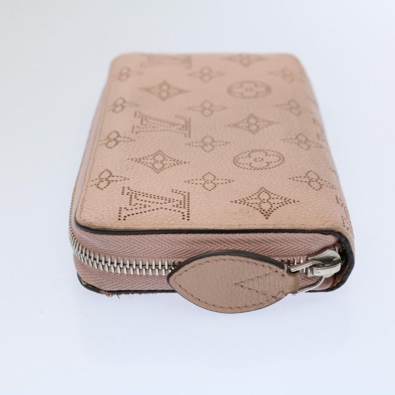 Louis Vuitton Monogram Mahina Zippy Wallet Long Wallet Pink M82755 Auth ep2463 - Image 3