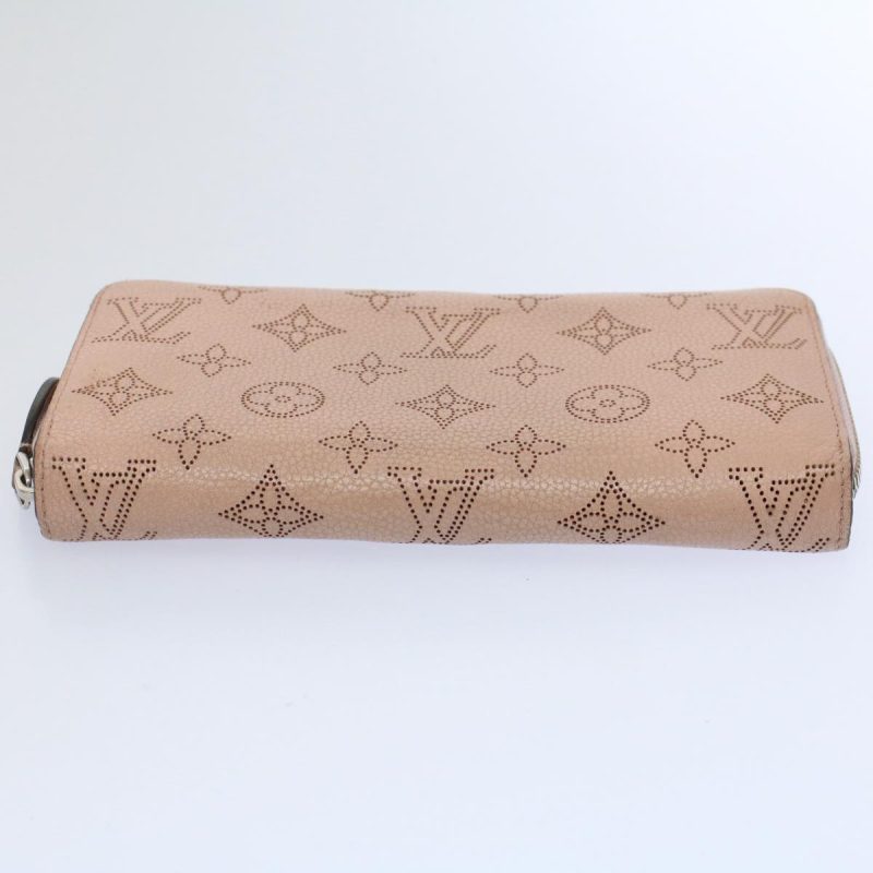 Louis Vuitton Monogram Mahina Zippy Wallet Long Wallet Pink M82755 Auth ep2463 - Image 6