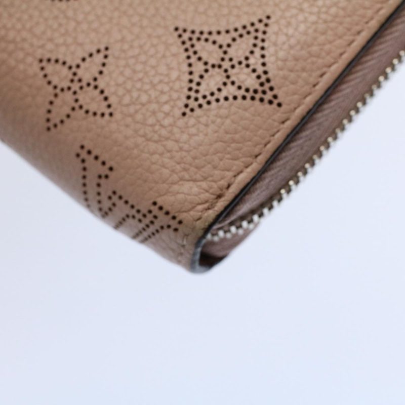 Louis Vuitton Monogram Mahina Zippy Wallet Long Wallet Pink M82755 Auth ep2463 - Image 7