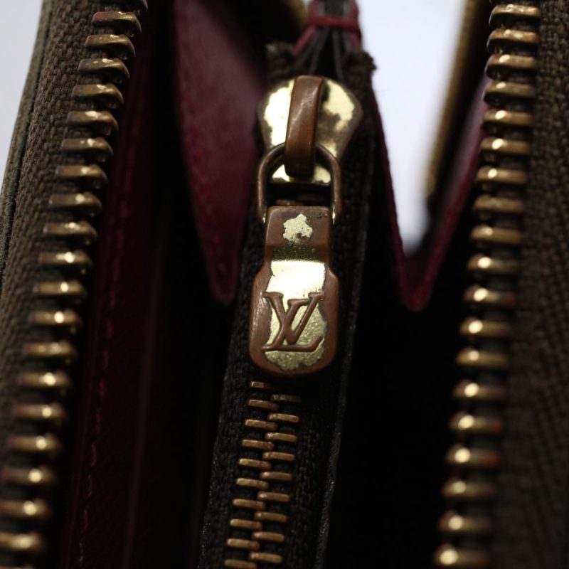 Louis Vuitton Monogram Portefeuille Clemence Wallet Fuchsia M60742 Auth ep2495 - Image 10
