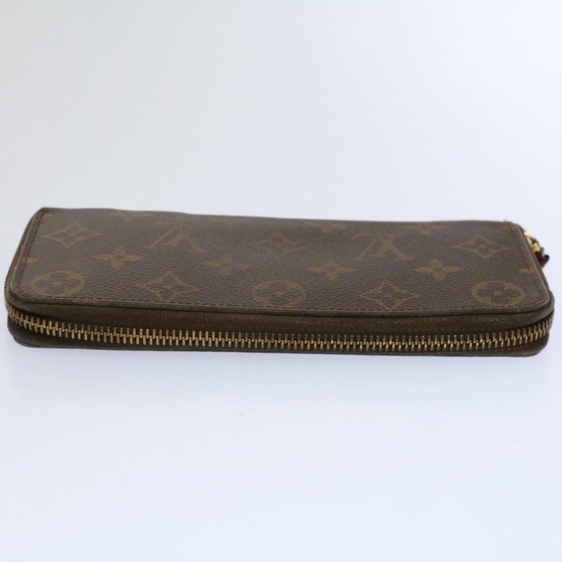 Louis Vuitton Monogram Portefeuille Clemence Wallet Fuchsia M60742 Auth ep2495 - Image 5