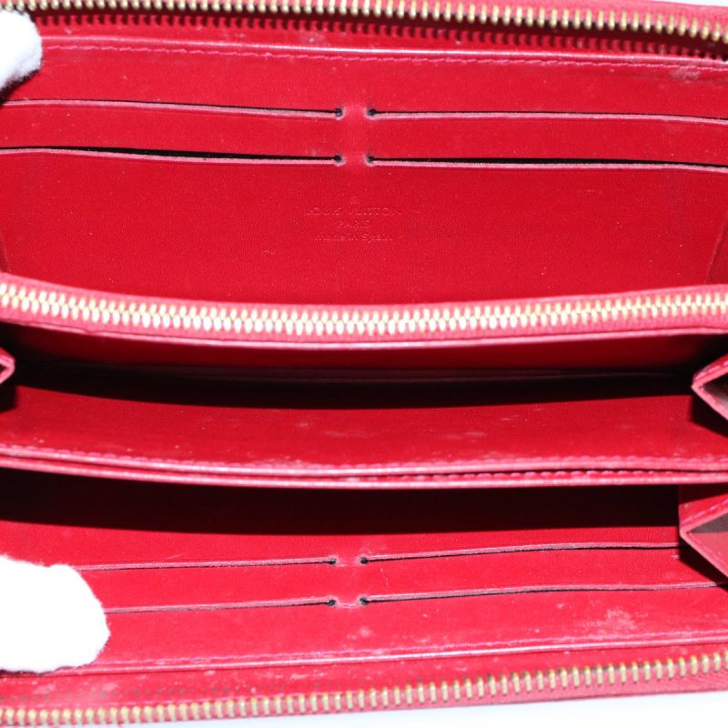 Louis Vuitton Monogram Vernis Zippy Wallet Long Wallet Red M91981  ep2496 - Image 8