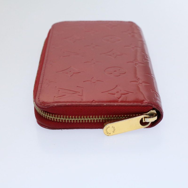 Louis Vuitton Monogram Vernis Zippy Wallet Long Wallet Red M91981  ep2496 - Image 3