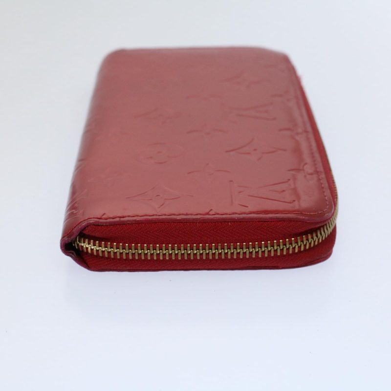 Louis Vuitton Monogram Vernis Zippy Wallet Long Wallet Red M91981  ep2496 - Image 4