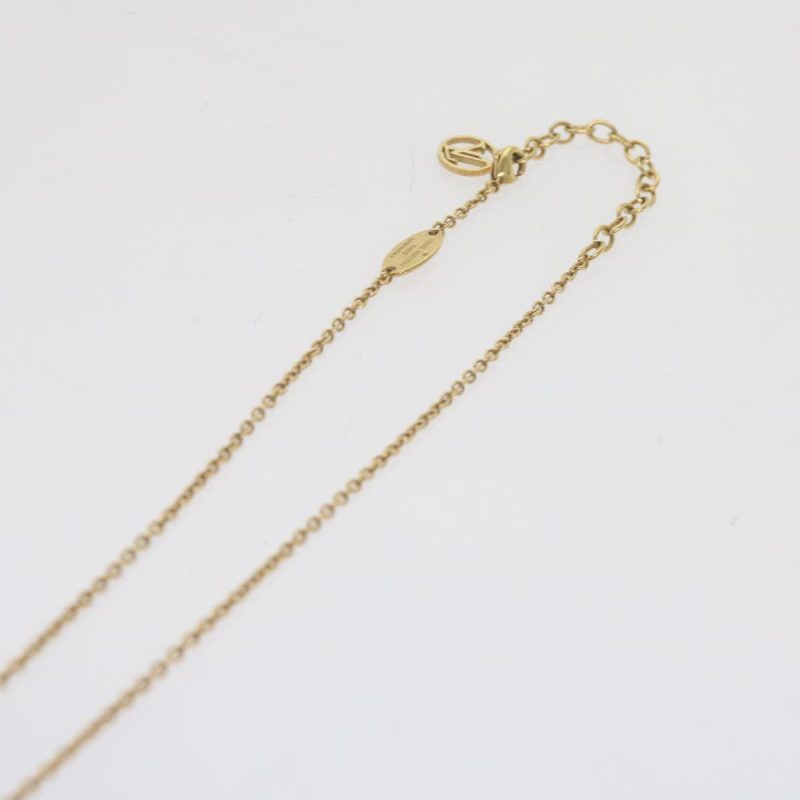 Louis Vuitton Koriemai Blooming Strass Necklace Gold Tone M00592  ep2501 - Image 3