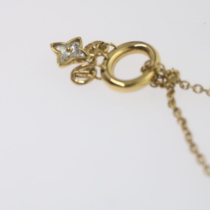 Louis Vuitton Koriemai Blooming Strass Necklace Gold Tone M00592  ep2501 - Image 5