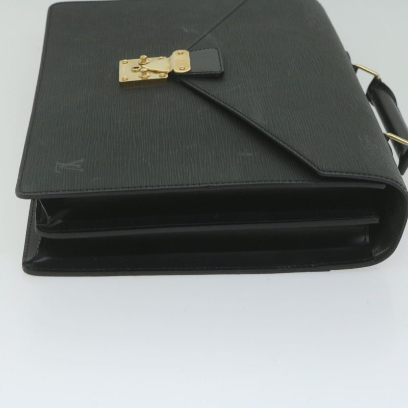 Louis Vuitton Epi Serviette Conseiller Briefcase Black M54422  ep2530 - Image 3