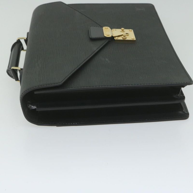 Louis Vuitton Epi Serviette Conseiller Briefcase Black M54422  ep2530 - Image 4