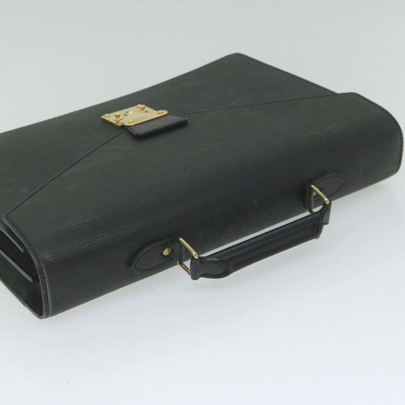 Louis Vuitton Epi Serviette Conseiller Briefcase Black M54422  ep2530 - Image 6