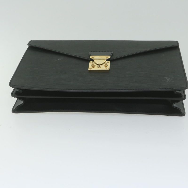 Louis Vuitton Epi Serviette Conseiller Briefcase Black M54422  ep2530 - Image 5