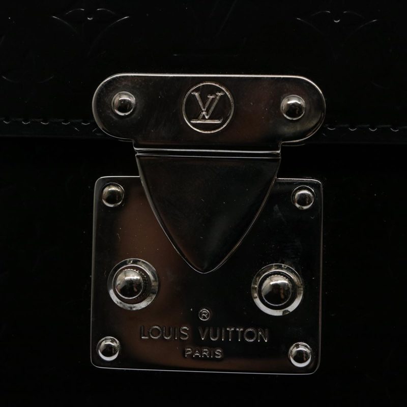 Louis Vuitton Monogram Mini Glace Anushka GM Hand Bag Black M92229 Auth ep2541 - Image 9