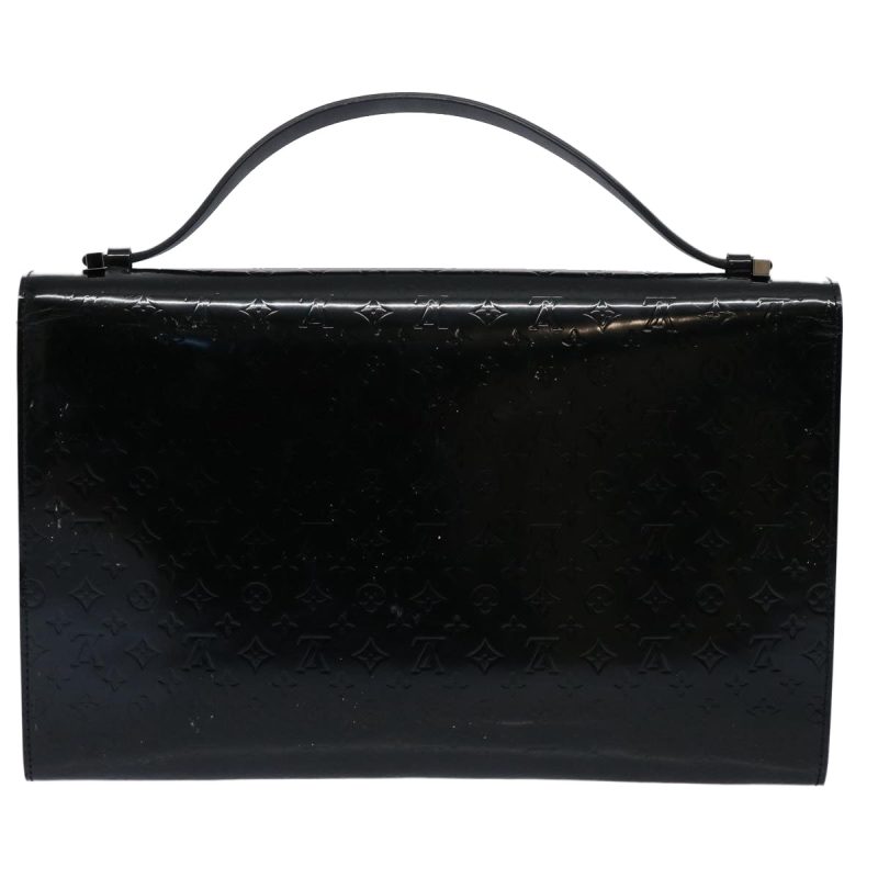 Louis Vuitton Monogram Mini Glace Anushka GM Hand Bag Black M92229 Auth ep2541 - Image 2