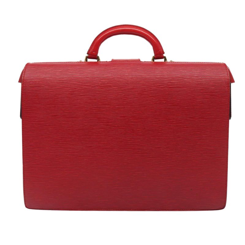 Louis Vuitton Epi Serviette Fermoir Business Bag Red  ep4682 - Image 2