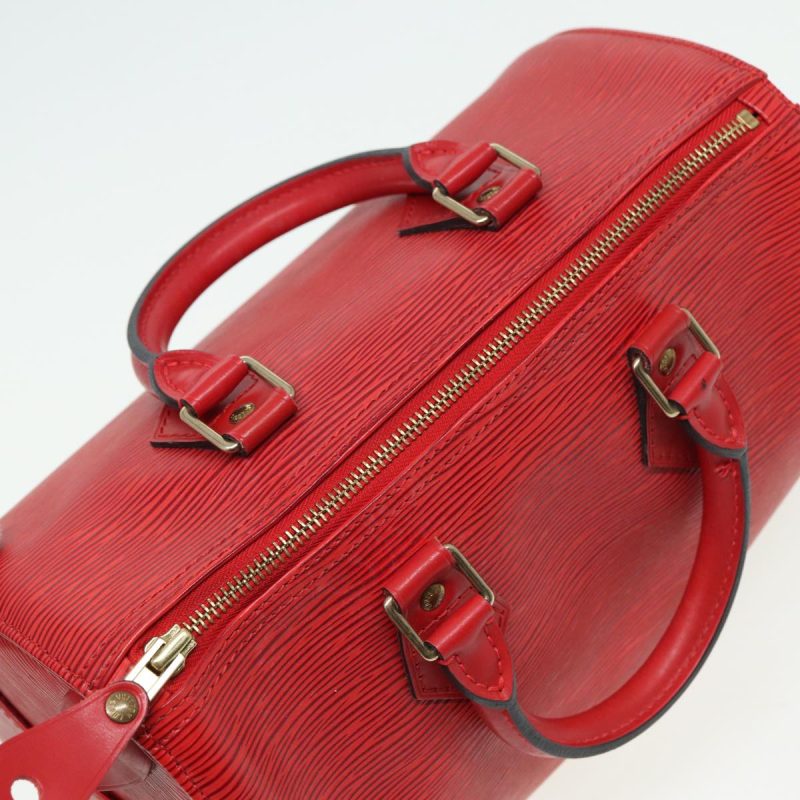 Louis Vuitton Epi Speedy 25 Hand Bag Castilian Red M43017  ep4763 - Image 6