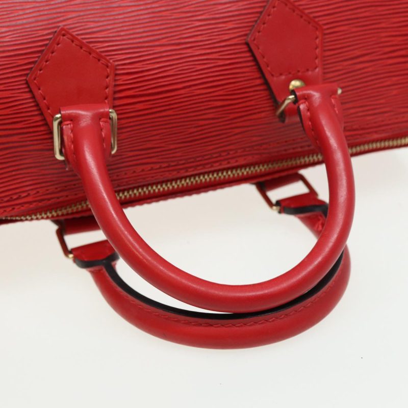 Louis Vuitton Epi Speedy 25 Hand Bag Castilian Red M43017  ep4763 - Image 7