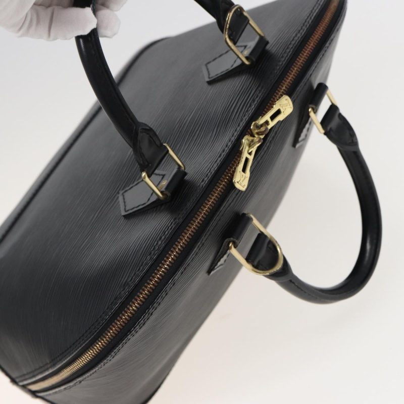 Louis Vuitton Epi Alma Hand Bag Black M52142  ep4775 - Image 6