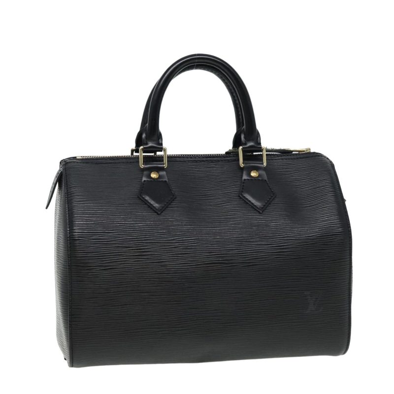 Louis Vuitton Epi Speedy 25 Hand Bag Black M43012  ep4776