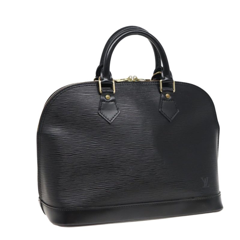 Louis Vuitton Epi Alma Hand Bag Black M52142  ep4778