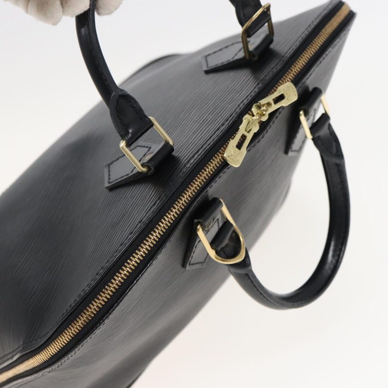 Louis Vuitton Epi Alma Hand Bag Black M52142  ep4778 - Image 6