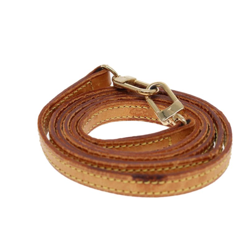Louis Vuitton Shoulder Strap Leather 46.1"" Beige  ep5672 - Image 2