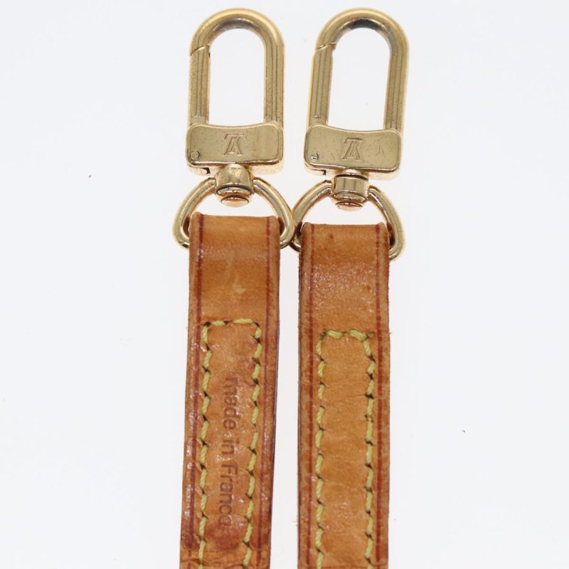 Louis Vuitton Shoulder Strap Leather 46.1"" Beige  ep5672 - Image 8
