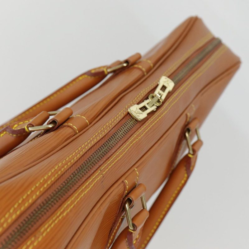 Louis Vuitton Epi Porte Documents Voyage Bag Zipangu Gold M54478  ep5703 - Image 6