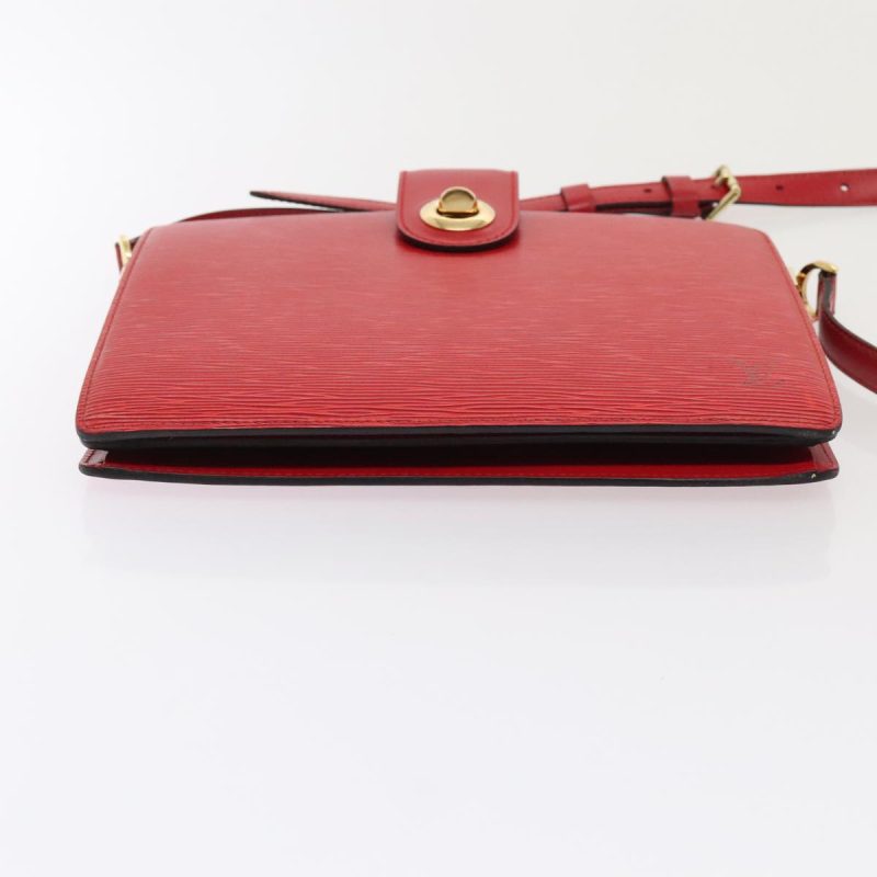 Louis Vuitton Epi Capuchin Shoulder Bag Red M52347  ep5775 - Image 5