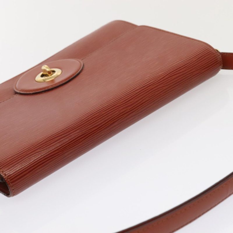 Louis Vuitton Epi Free Run Shoulder Bag Brown M52403  ep5779 - Image 6