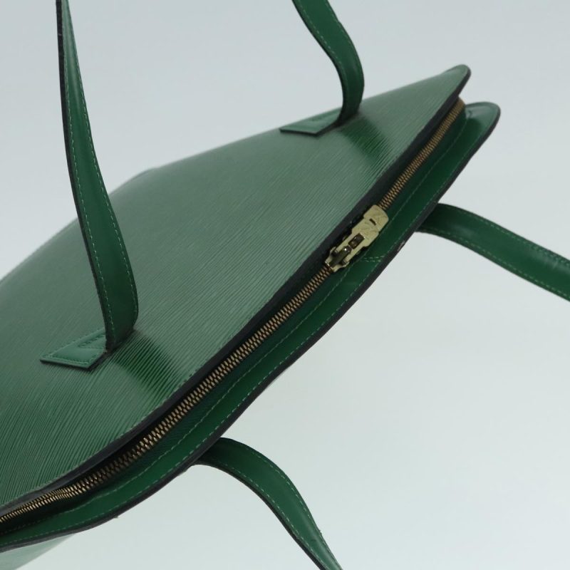 Louis Vuitton Epi Lussac Shoulder Bag Green M52284  ep5806 - Image 6