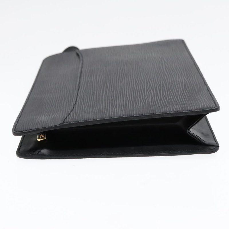 Louis Vuitton Epi Pochette Homme Clutch Bag Black Noir M52522  ep5807 - Image 4