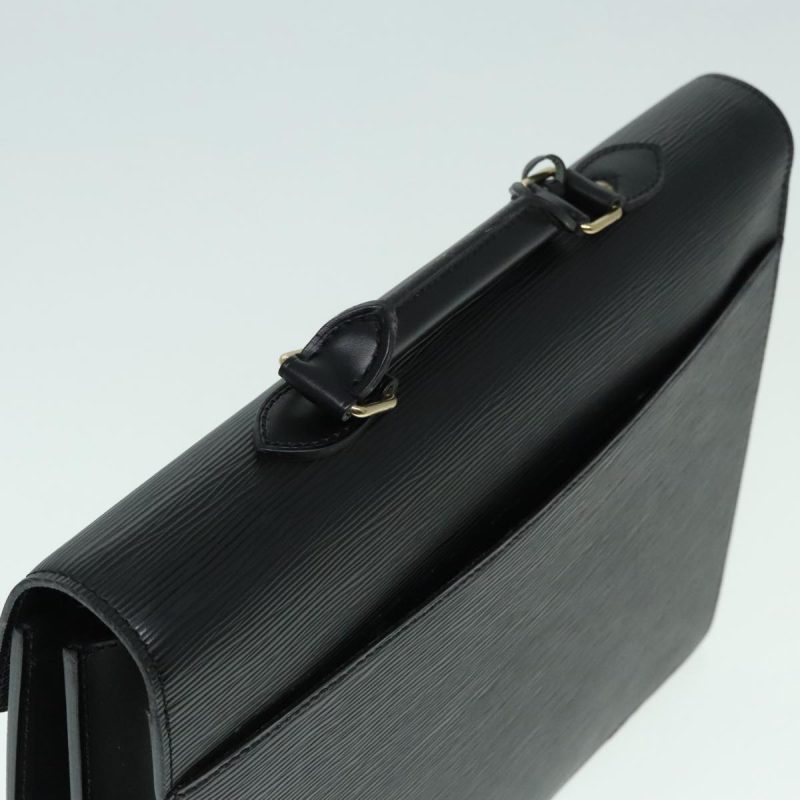 Louis Vuitton Epi Serviette Conseiller Business Bag Black M54422  ep5810 - Image 6