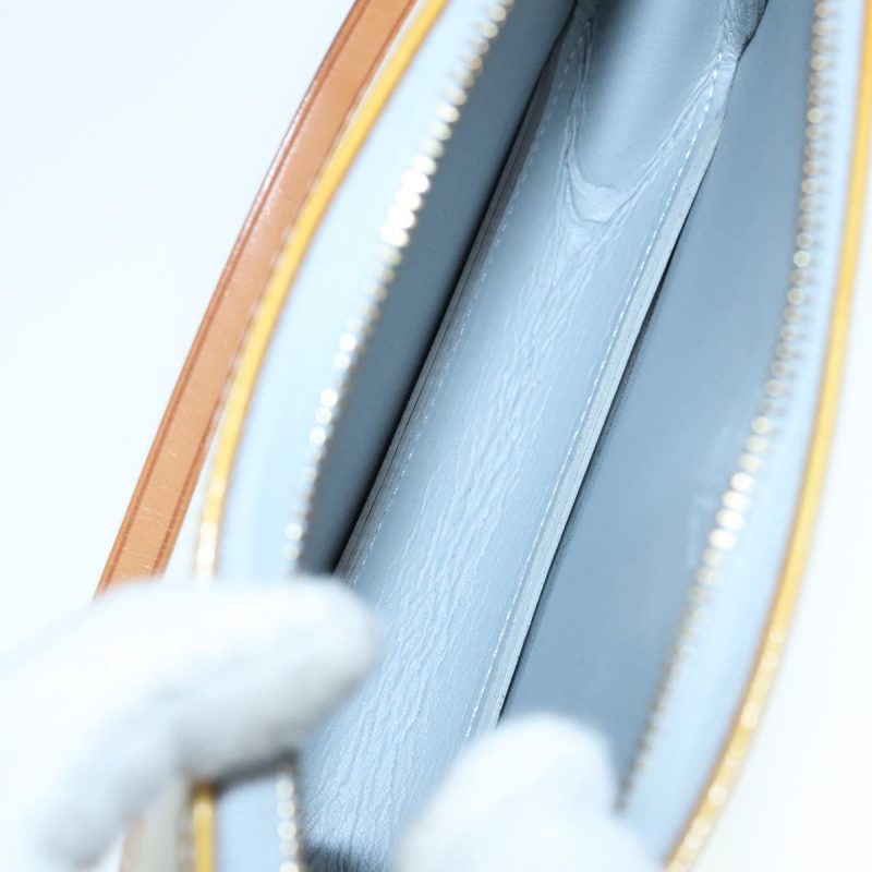 Louis Vuitton Monogram Vernis Lexington Pouch Baby Blue M91011  ep5857 - Image 9