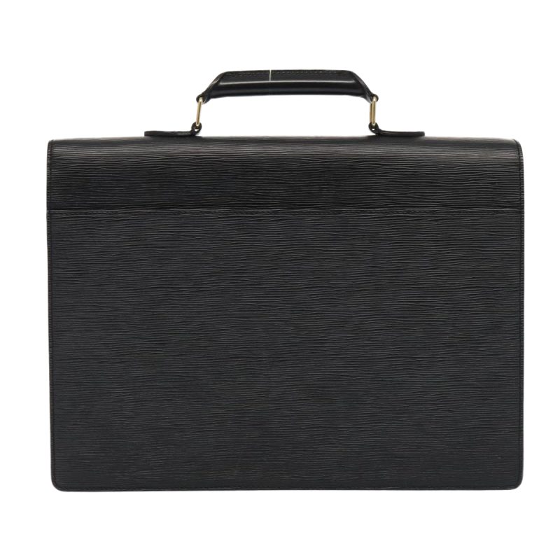 Louis Vuitton Epi Serviette Ambassador Business Bag Black M54412  ep5864 - Image 2
