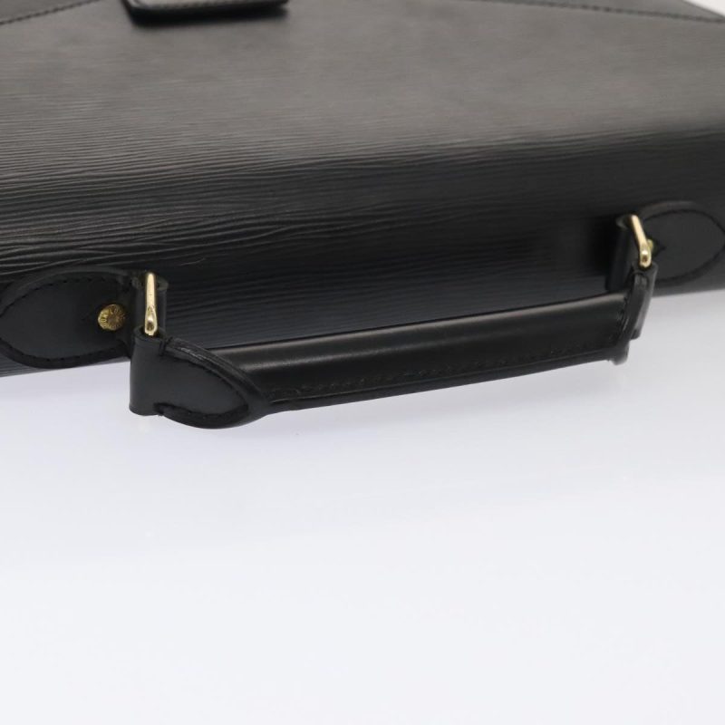 Louis Vuitton Epi Serviette Ambassador Business Bag Black M54412  ep5864 - Image 7