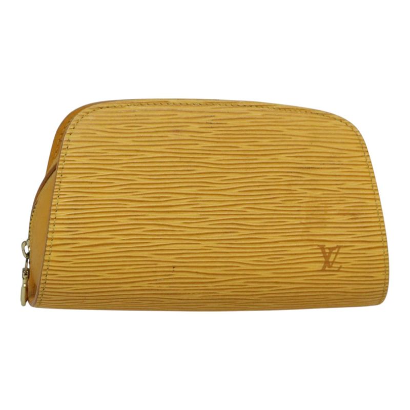 Louis Vuitton Epi Dauphine PM Pouch Yellow M48449  ep6047