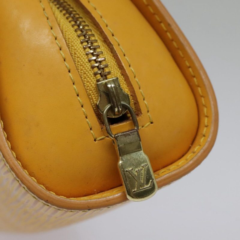 Louis Vuitton Epi Dauphine PM Pouch Yellow M48449  ep6047 - Image 8