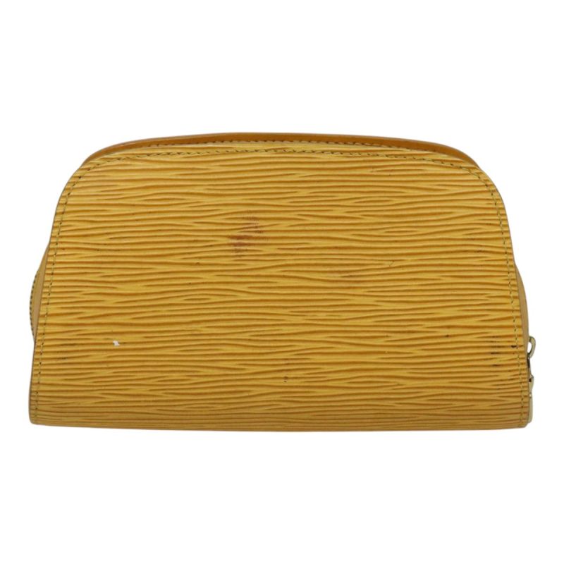 Louis Vuitton Epi Dauphine PM Pouch Yellow M48449  ep6047 - Image 2