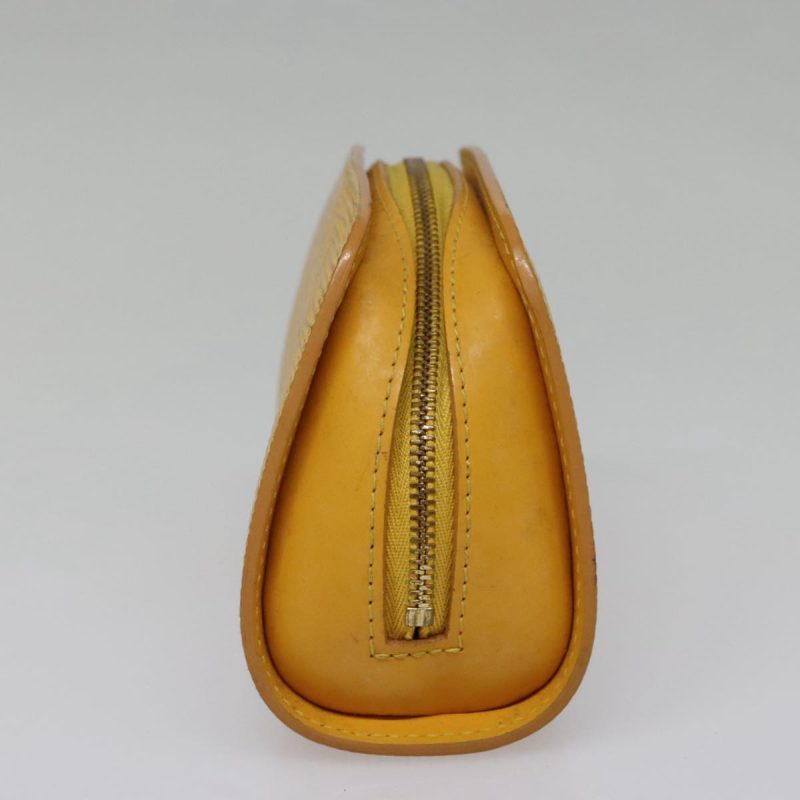 Louis Vuitton Epi Dauphine PM Pouch Yellow M48449  ep6047 - Image 3