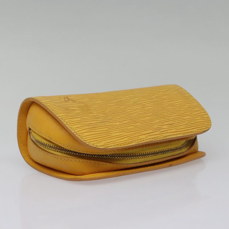 Louis Vuitton Epi Dauphine PM Pouch Yellow M48449  ep6047 - Image 5